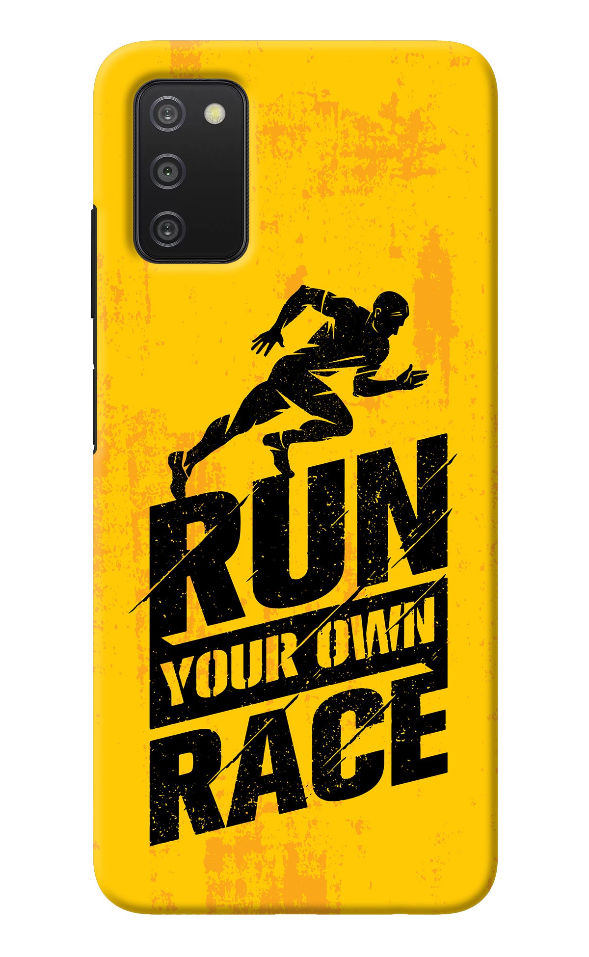 Run Your Own Race Samsung A03s Back Cover