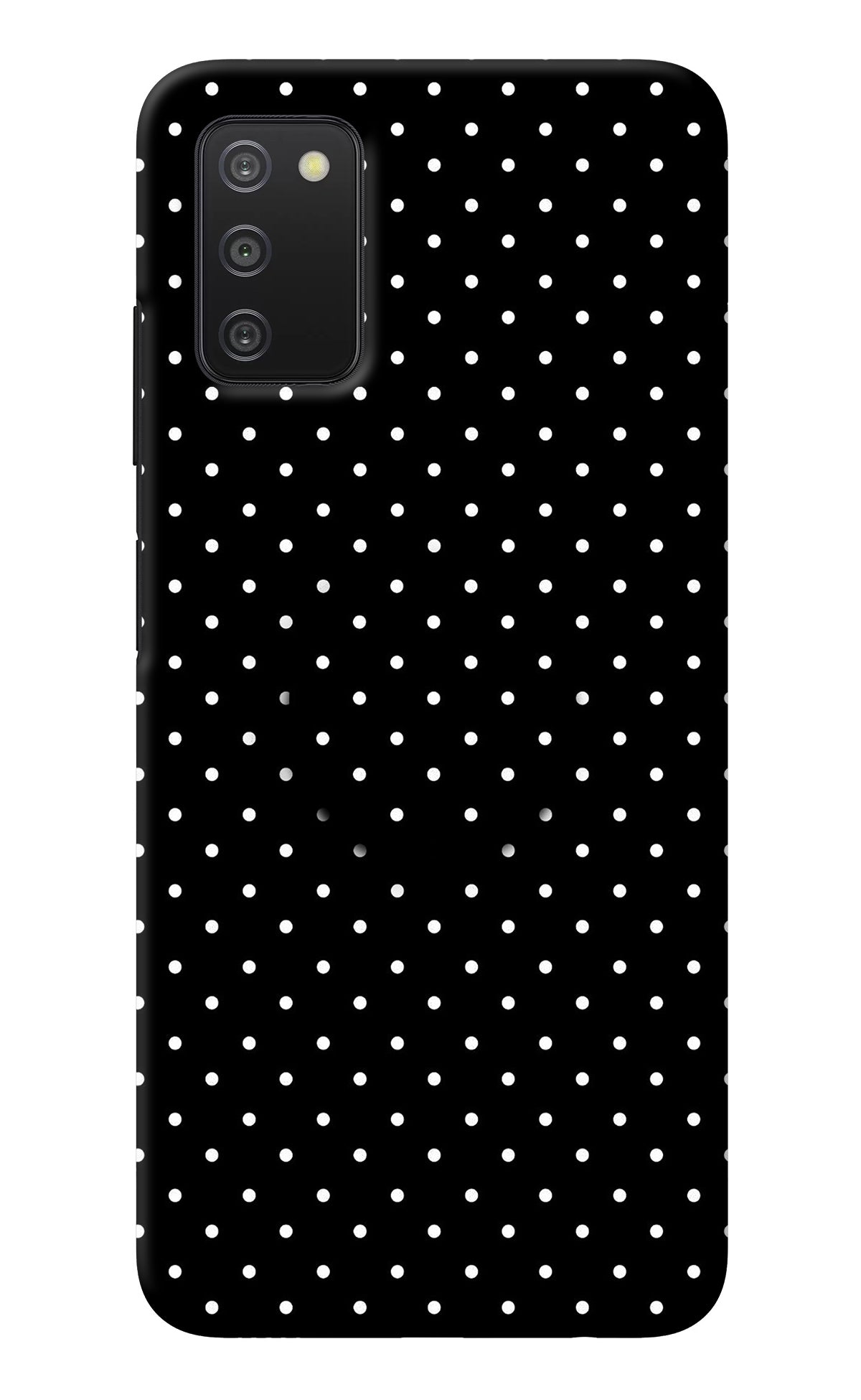 White Dots Samsung A03s Pop Case