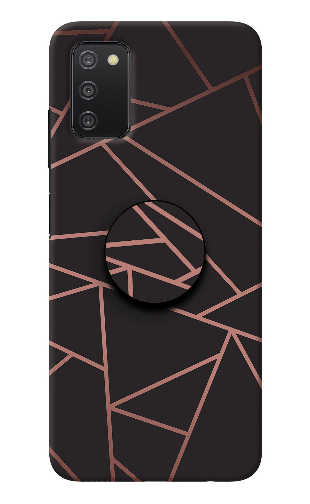 Geometric Pattern Samsung A03s Pop Case