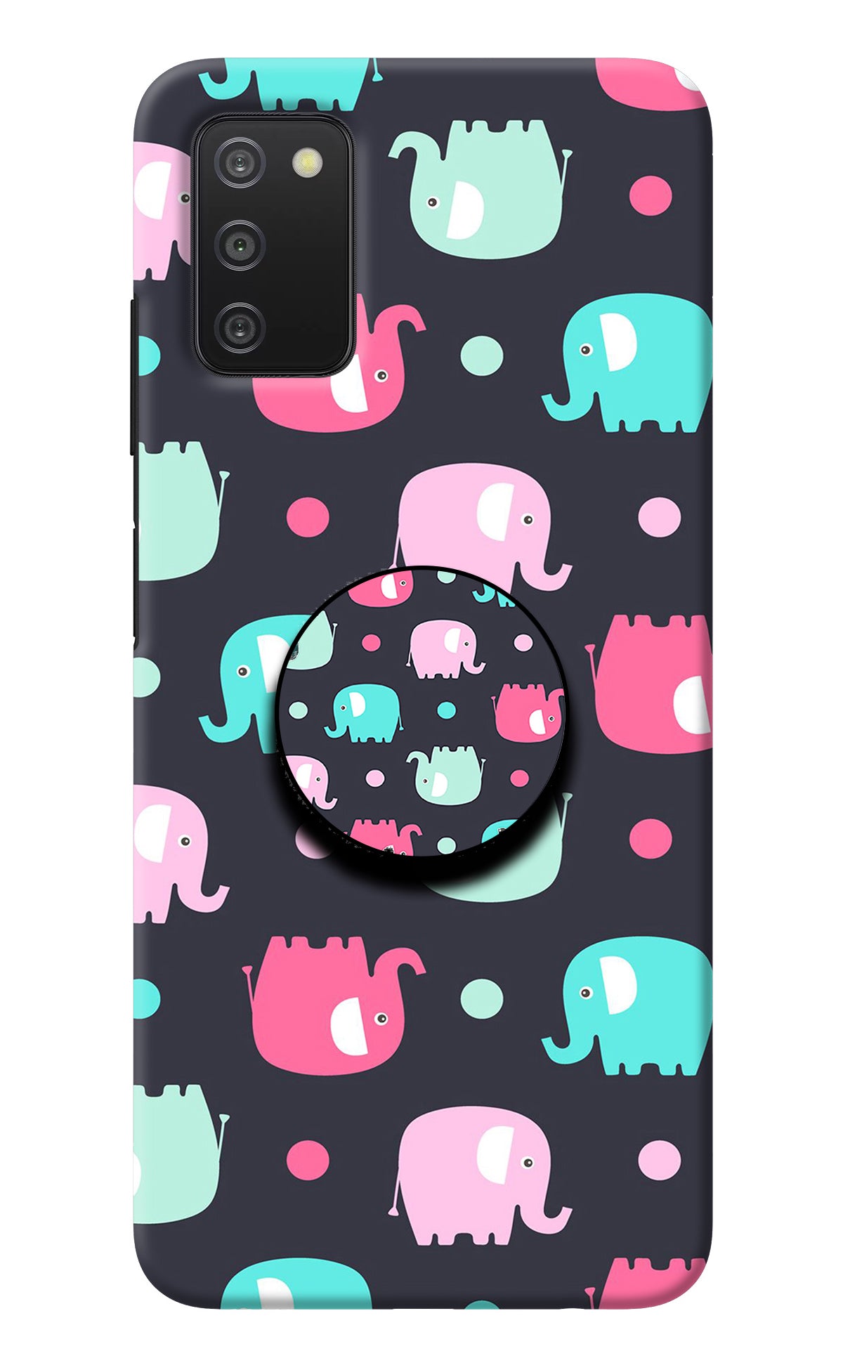 Baby Elephants Samsung A03s Pop Case