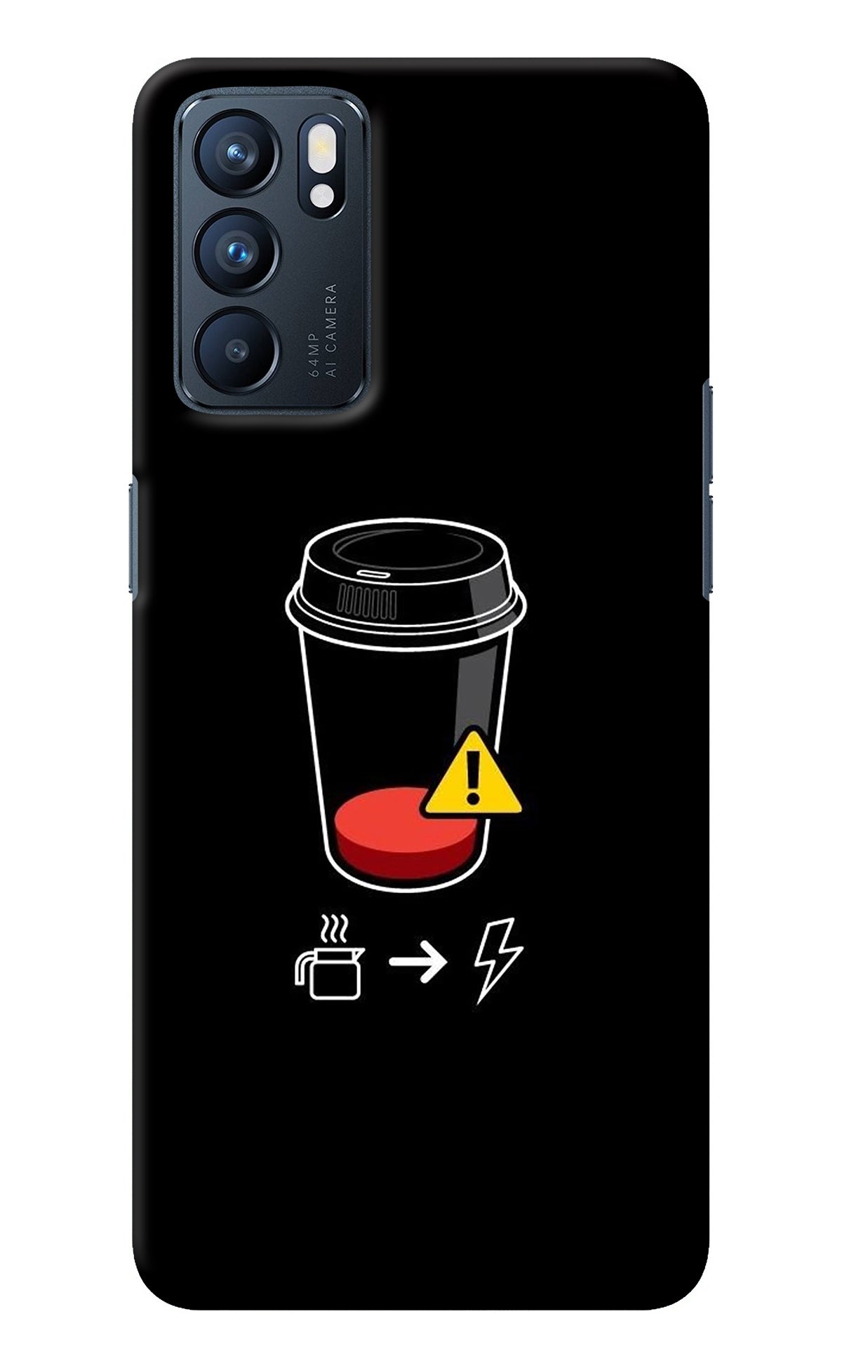 Coffee Oppo Reno6 5G Back Cover