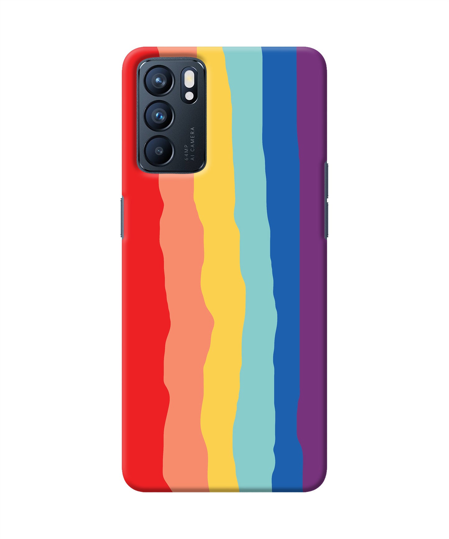 Rainbow Oppo Reno6 5G Back Cover