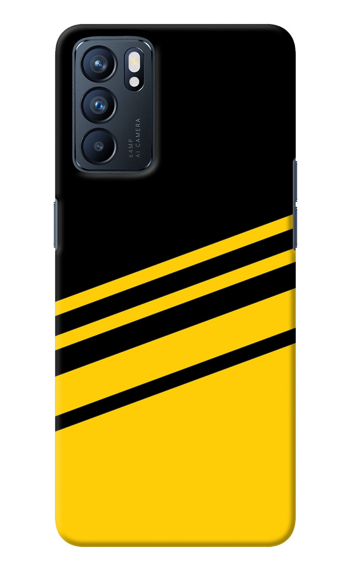 Yellow Shades Oppo Reno6 5G Back Cover