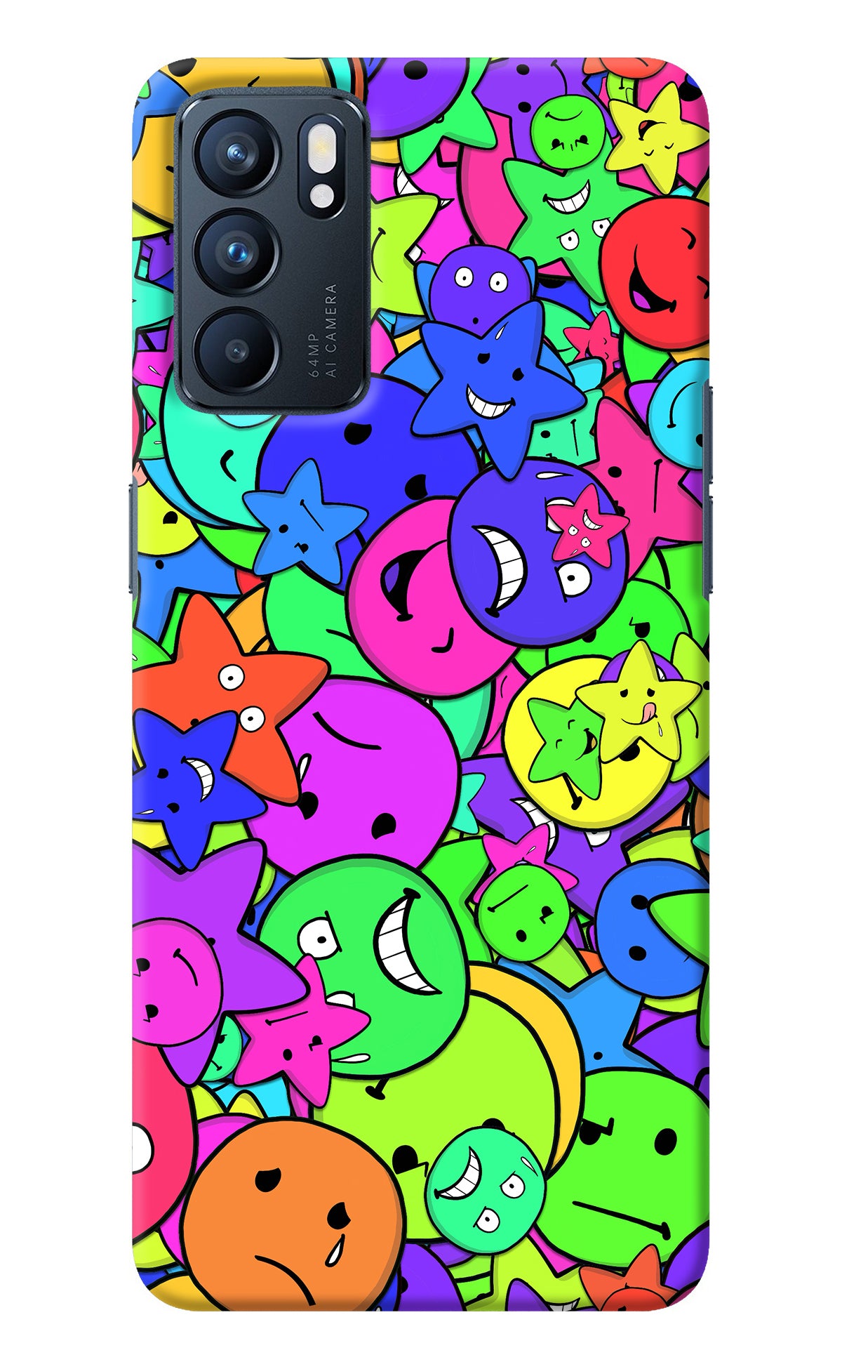 Fun Doodle Oppo Reno6 5G Back Cover