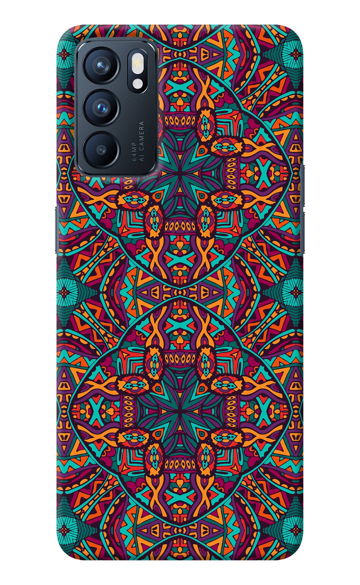 Colour Mandala Oppo Reno6 5G Back Cover