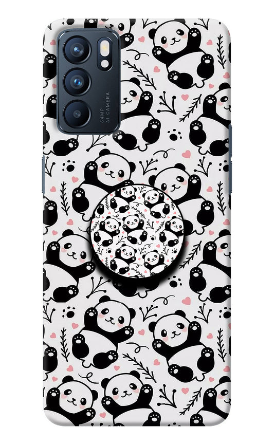 Cute Panda Oppo Reno6 5G Pop Case
