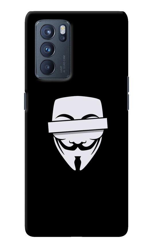 Anonymous Face Oppo Reno6 Pro 5G Back Cover