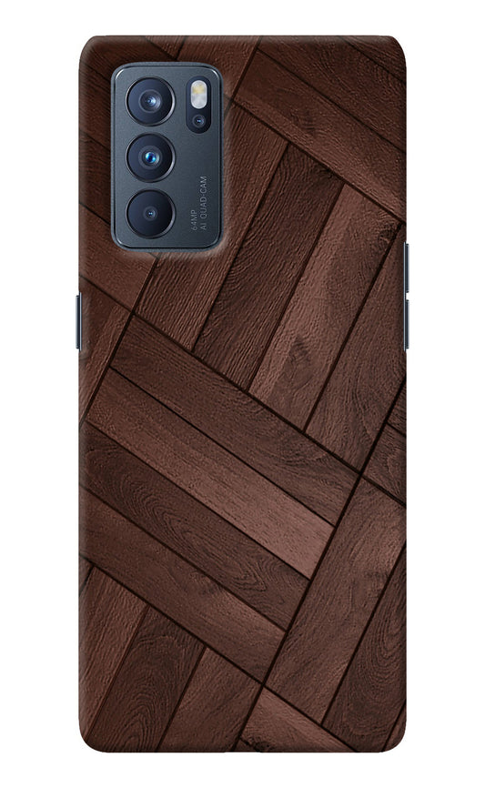 Wooden Texture Design Oppo Reno6 Pro 5G Back Cover