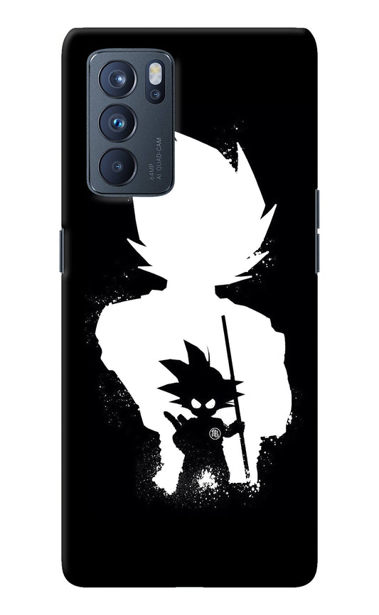 Goku Shadow Oppo Reno6 Pro 5G Back Cover
