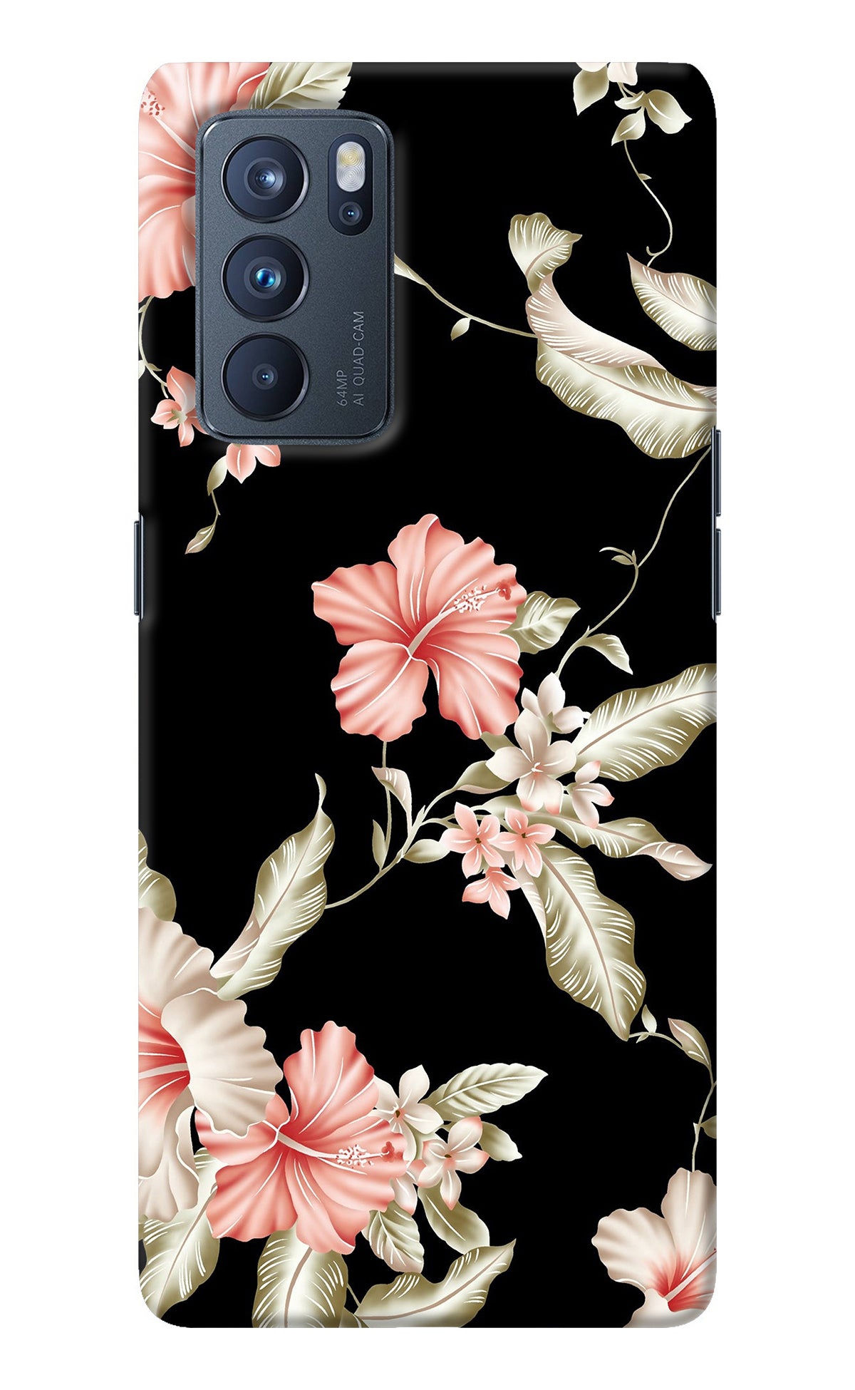 Flowers Oppo Reno6 Pro 5G Back Cover