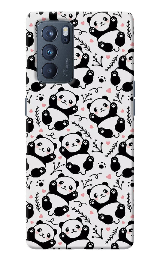 Cute Panda Oppo Reno6 Pro 5G Back Cover