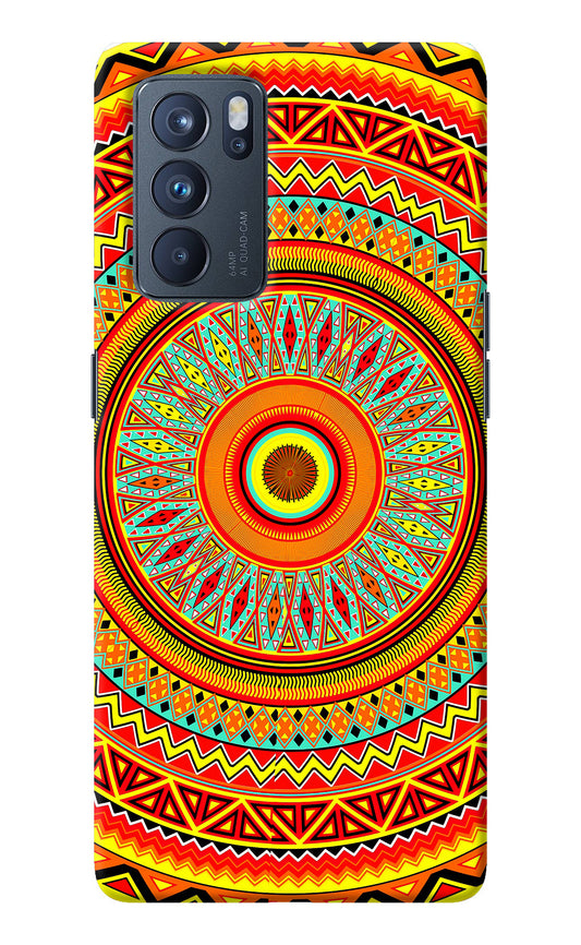 Mandala Pattern Oppo Reno6 Pro 5G Back Cover