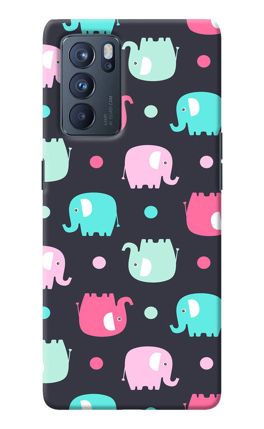 Elephants Oppo Reno6 Pro 5G Back Cover