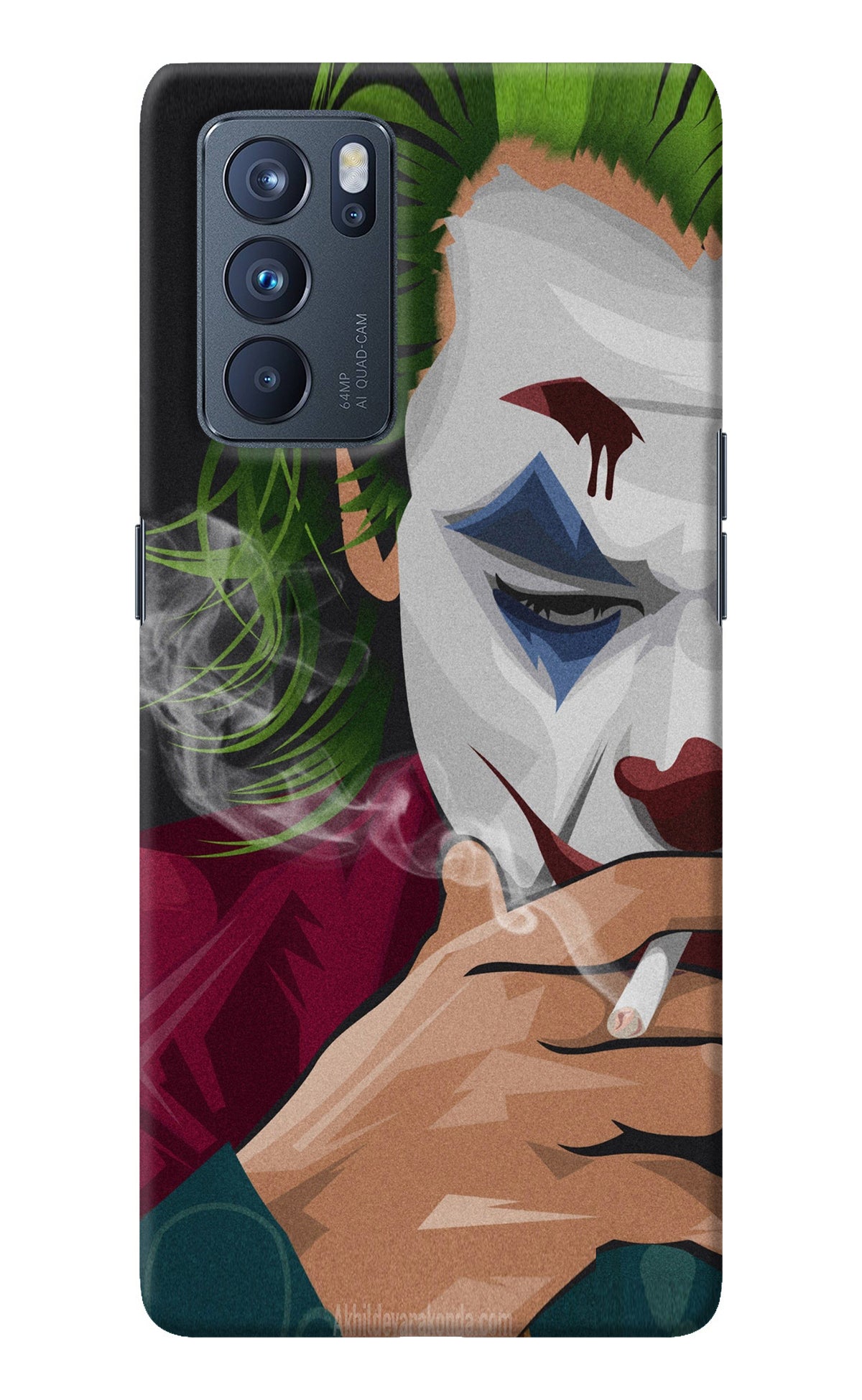 Joker Smoking Oppo Reno6 Pro 5G Back Cover