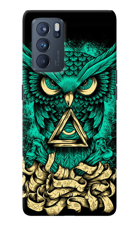 Green Owl Oppo Reno6 Pro 5G Back Cover