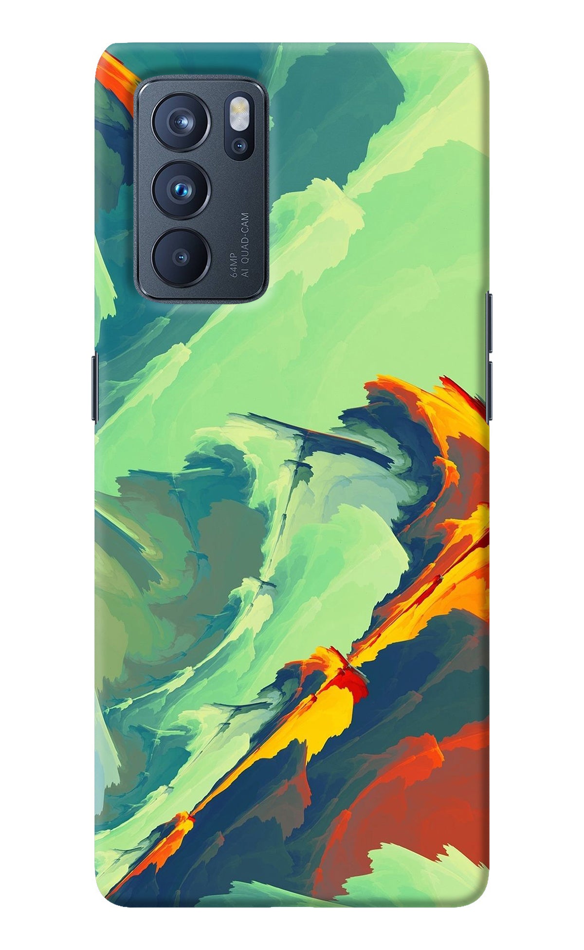 Paint Art Oppo Reno6 Pro 5G Back Cover