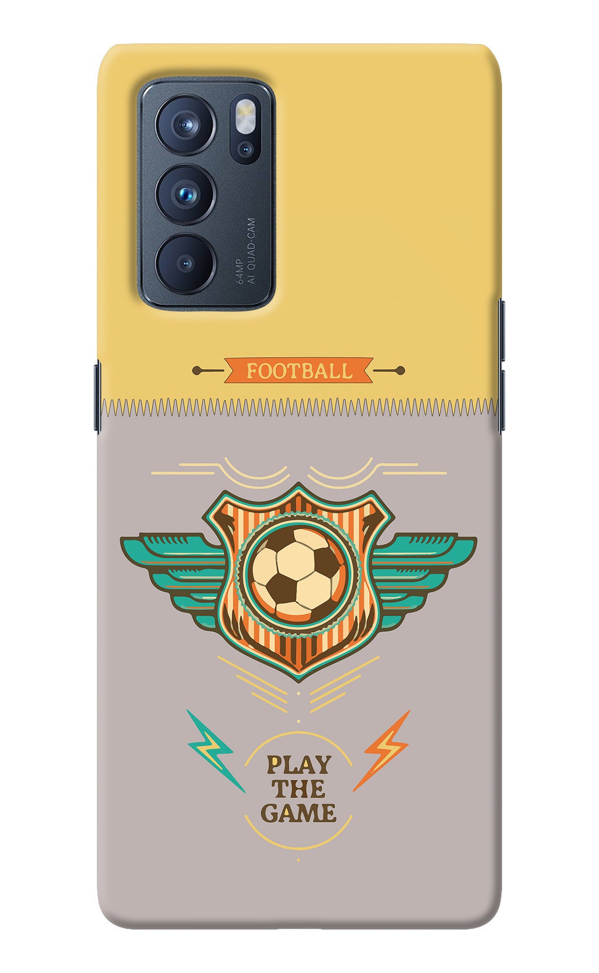 Football Oppo Reno6 Pro 5G Back Cover