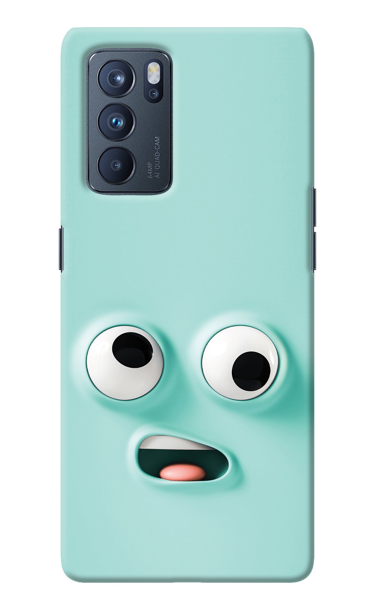 Funny Cartoon Oppo Reno6 Pro 5G Back Cover