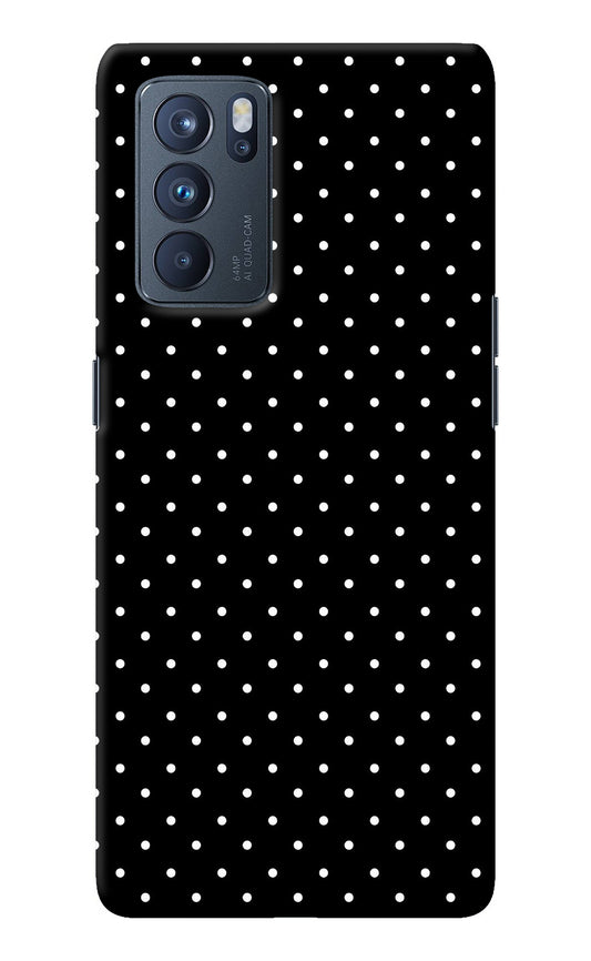 White Dots Oppo Reno6 Pro 5G Back Cover