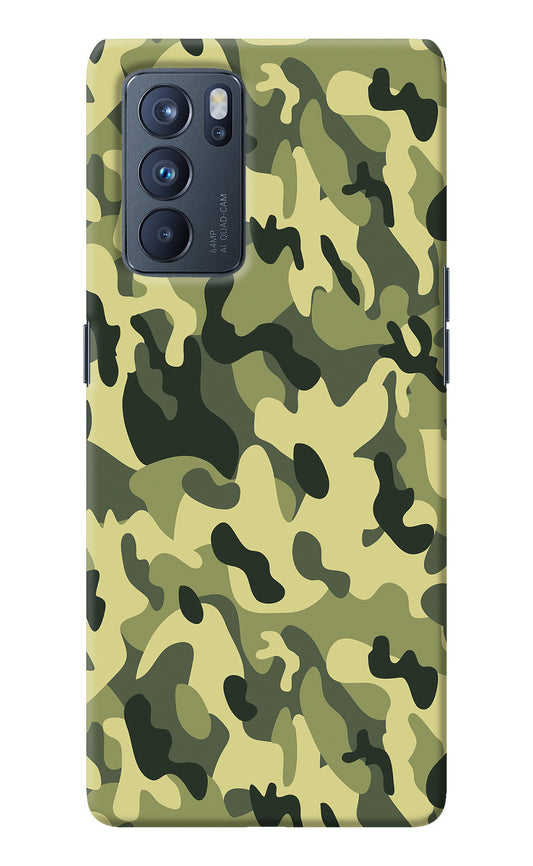 Camouflage Oppo Reno6 Pro 5G Back Cover