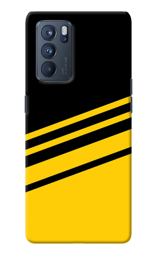 Yellow Shades Oppo Reno6 Pro 5G Back Cover