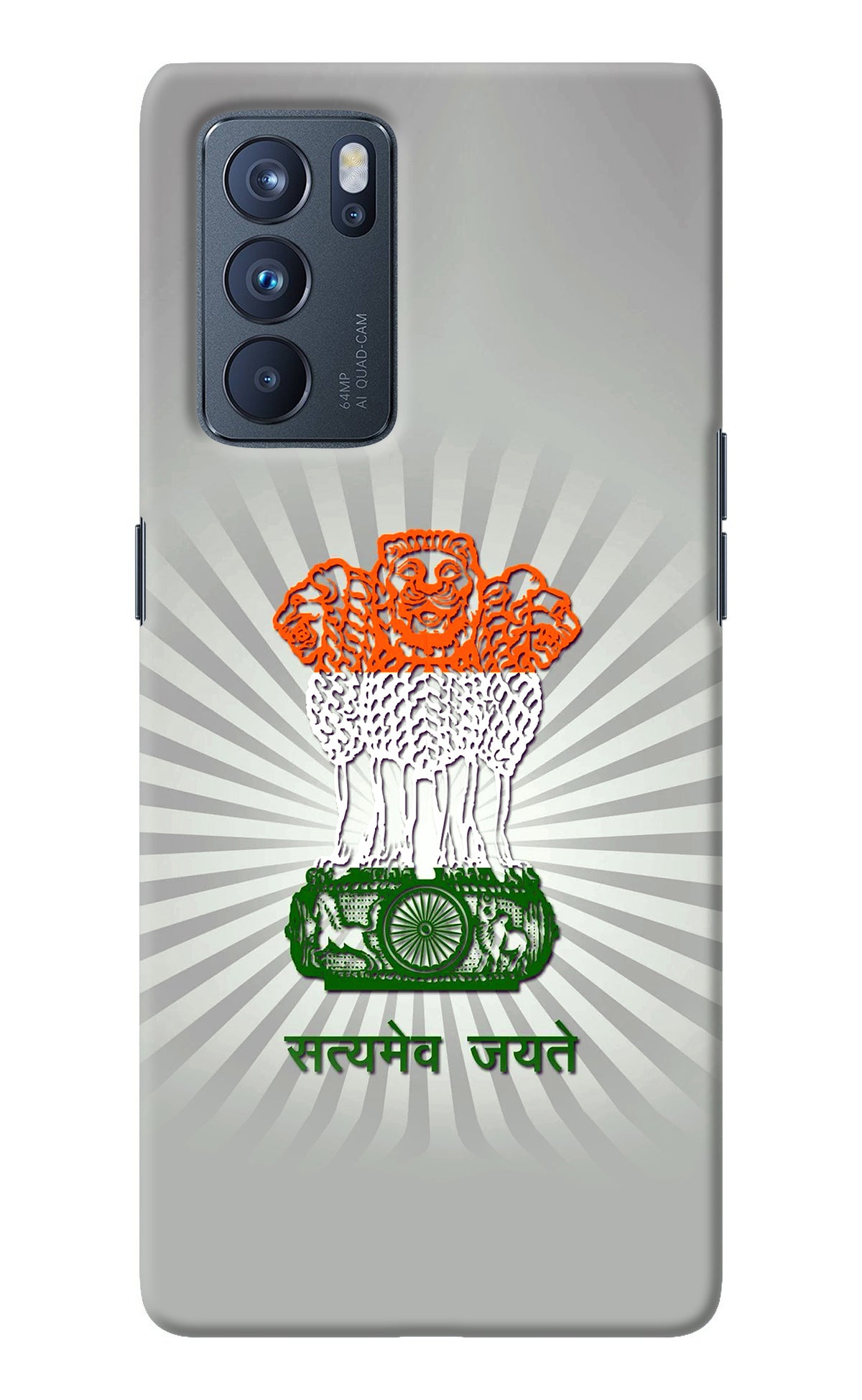 Satyamev Jayate Art Oppo Reno6 Pro 5G Back Cover