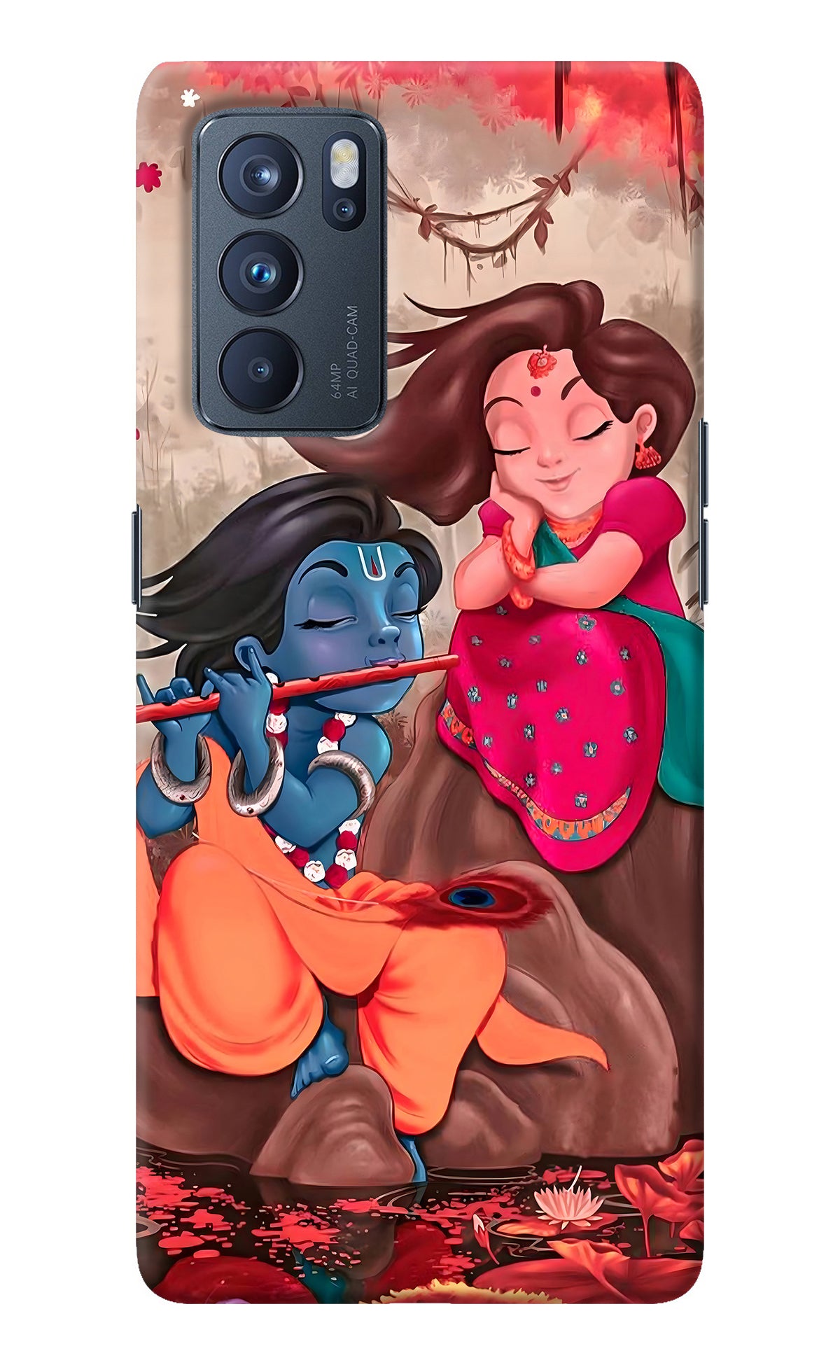 Radhe Krishna Oppo Reno6 Pro 5G Back Cover