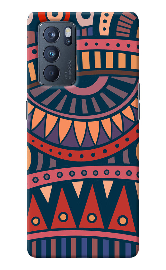 African Culture Design Oppo Reno6 Pro 5G Back Cover