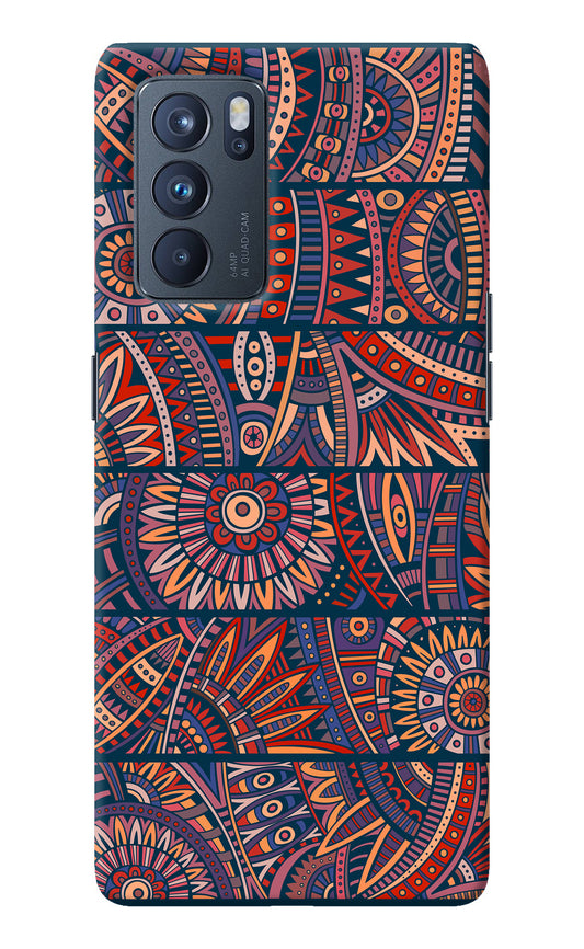 African Culture Design Oppo Reno6 Pro 5G Back Cover