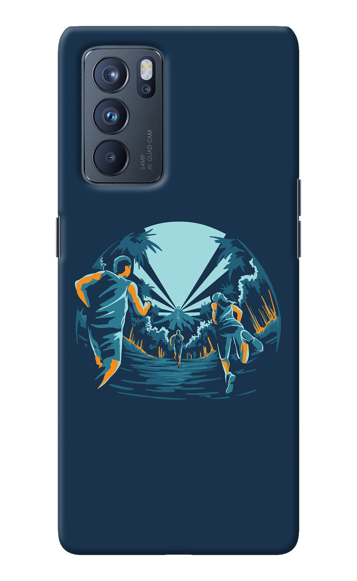 Team Run Oppo Reno6 Pro 5G Back Cover