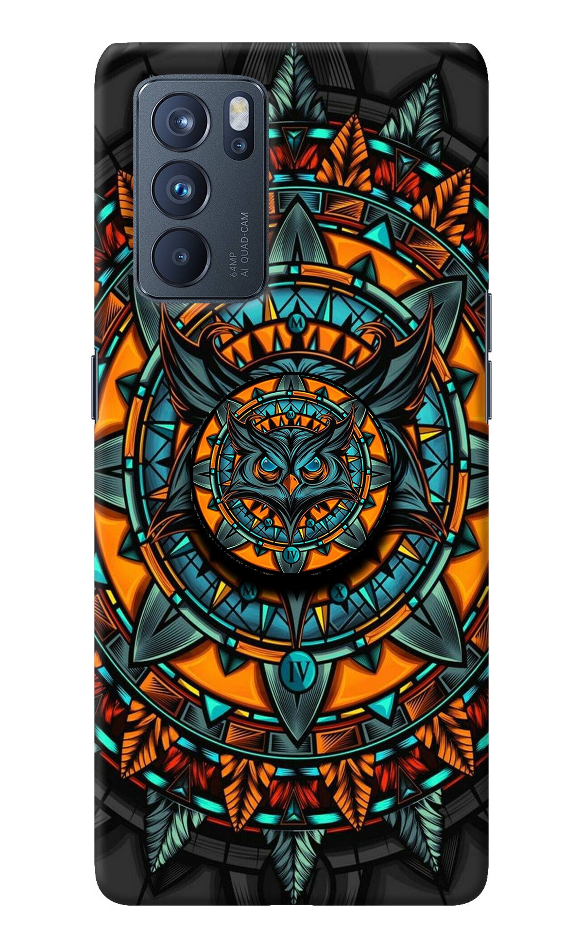 Angry Owl Oppo Reno6 Pro 5G Pop Case
