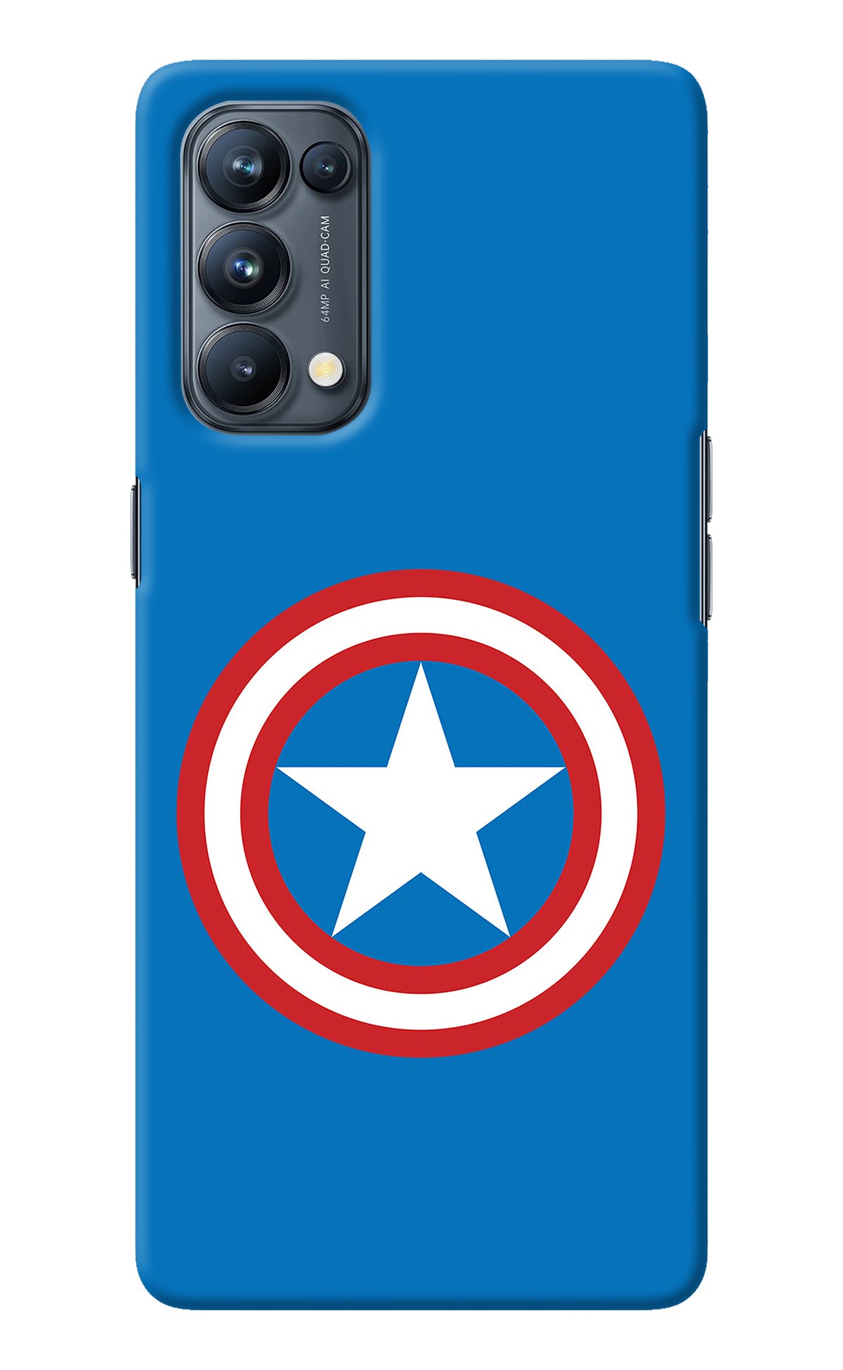 Captain America Logo Oppo Reno5 Pro 5G Back Cover