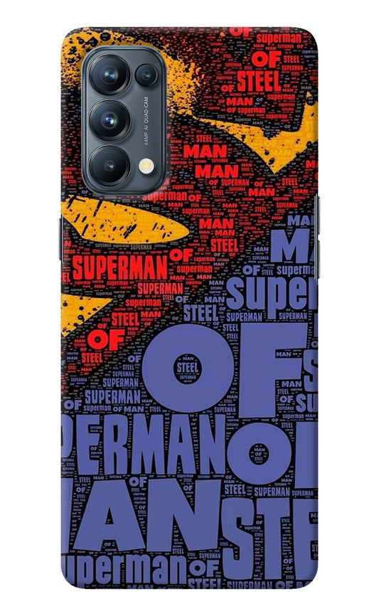 Superman Oppo Reno5 Pro 5G Back Cover