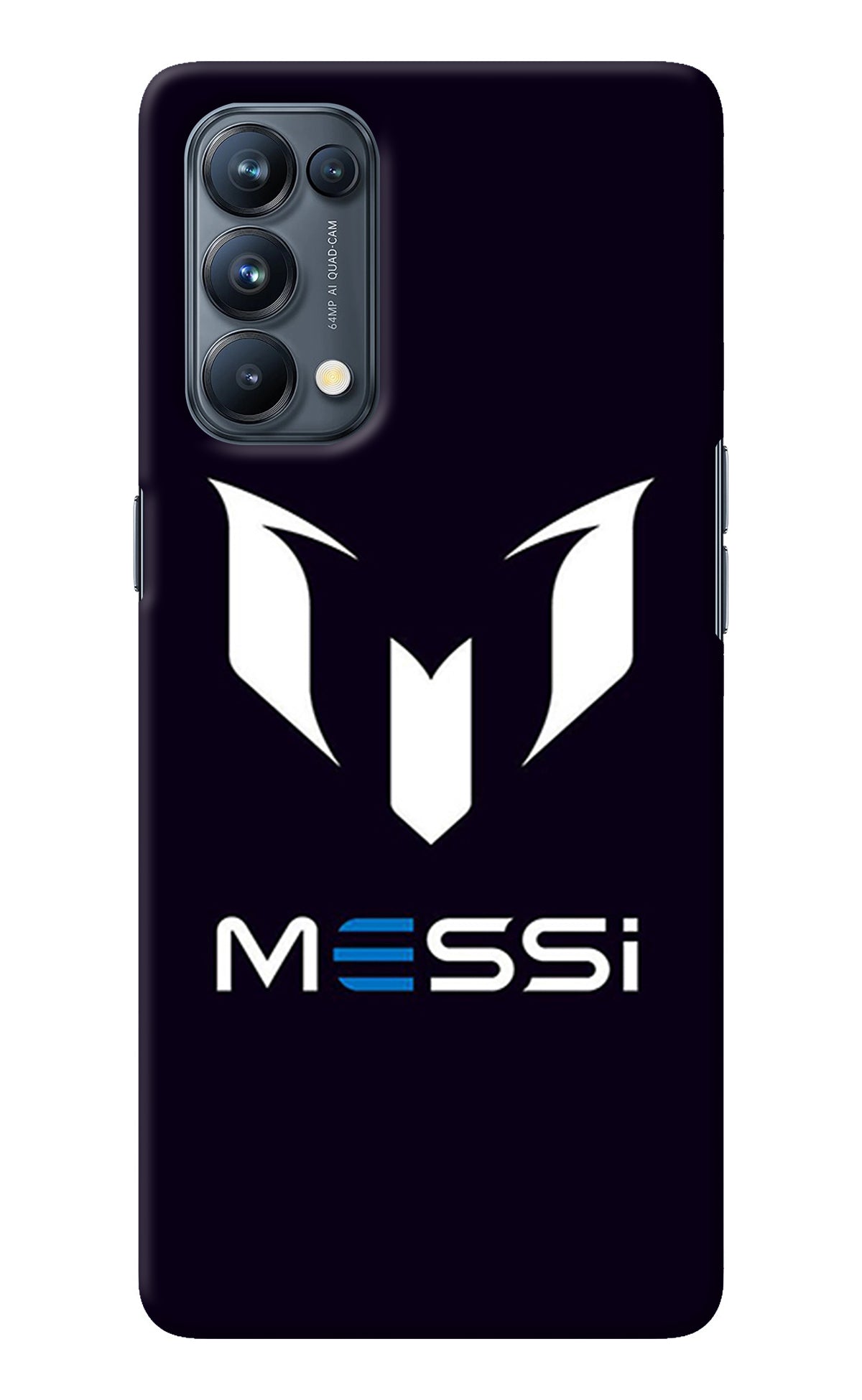 Messi Logo Oppo Reno5 Pro 5G Back Cover