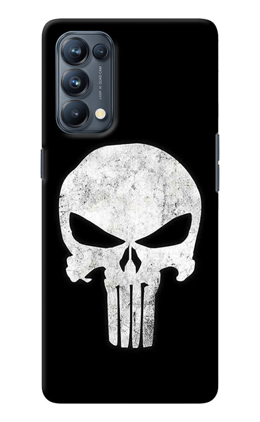 Punisher Skull Oppo Reno5 Pro 5G Back Cover