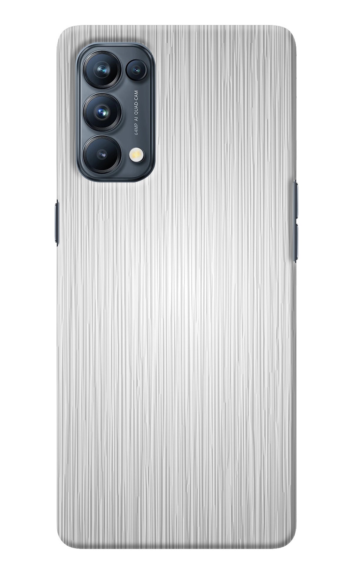 Wooden Grey Texture Oppo Reno5 Pro 5G Back Cover