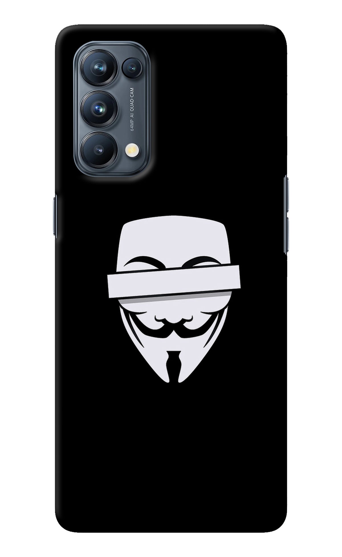 Anonymous Face Oppo Reno5 Pro 5G Back Cover