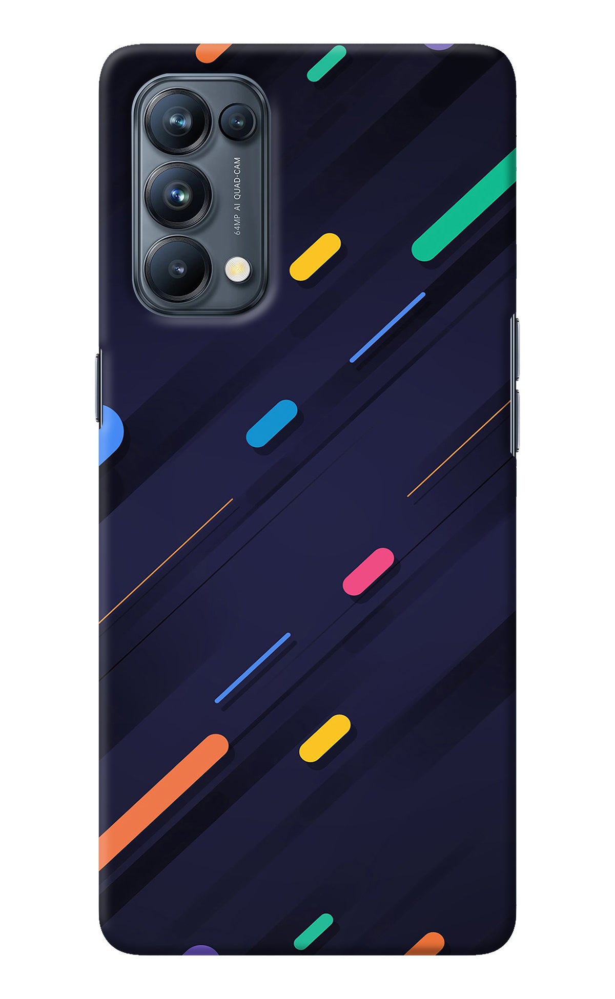 Abstract Design Oppo Reno5 Pro 5G Back Cover