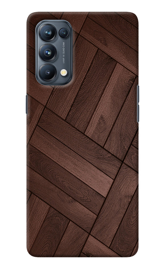 Wooden Texture Design Oppo Reno5 Pro 5G Back Cover