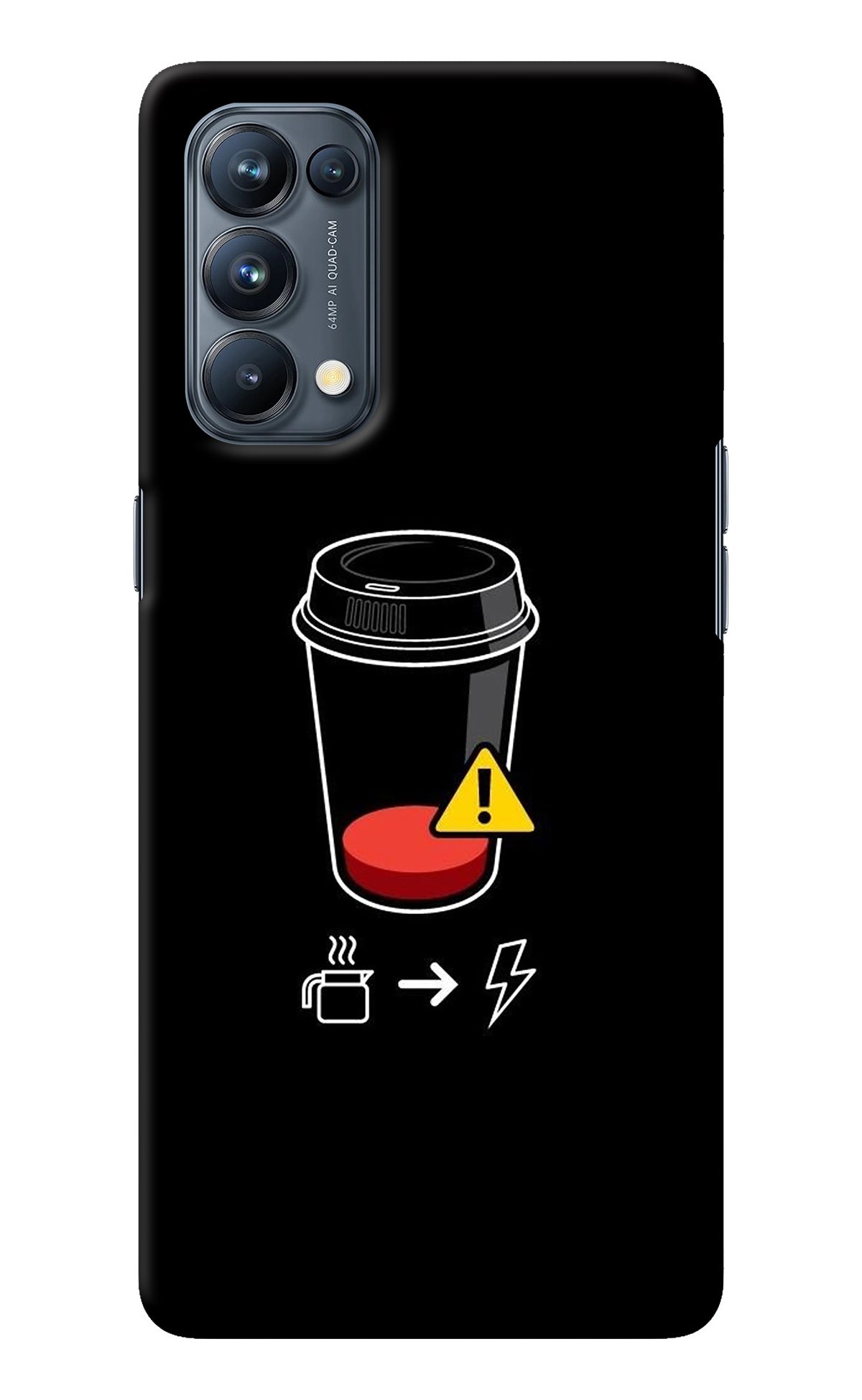 Coffee Oppo Reno5 Pro 5G Back Cover