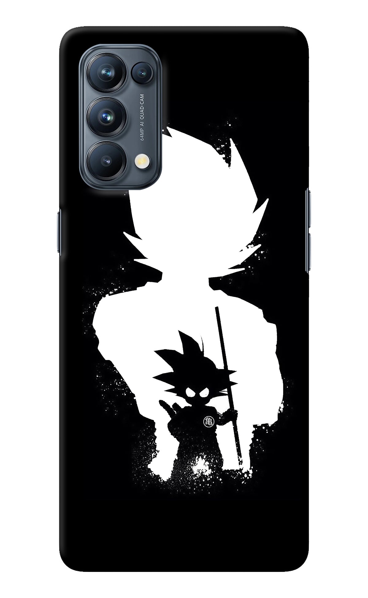 Goku Shadow Oppo Reno5 Pro 5G Back Cover