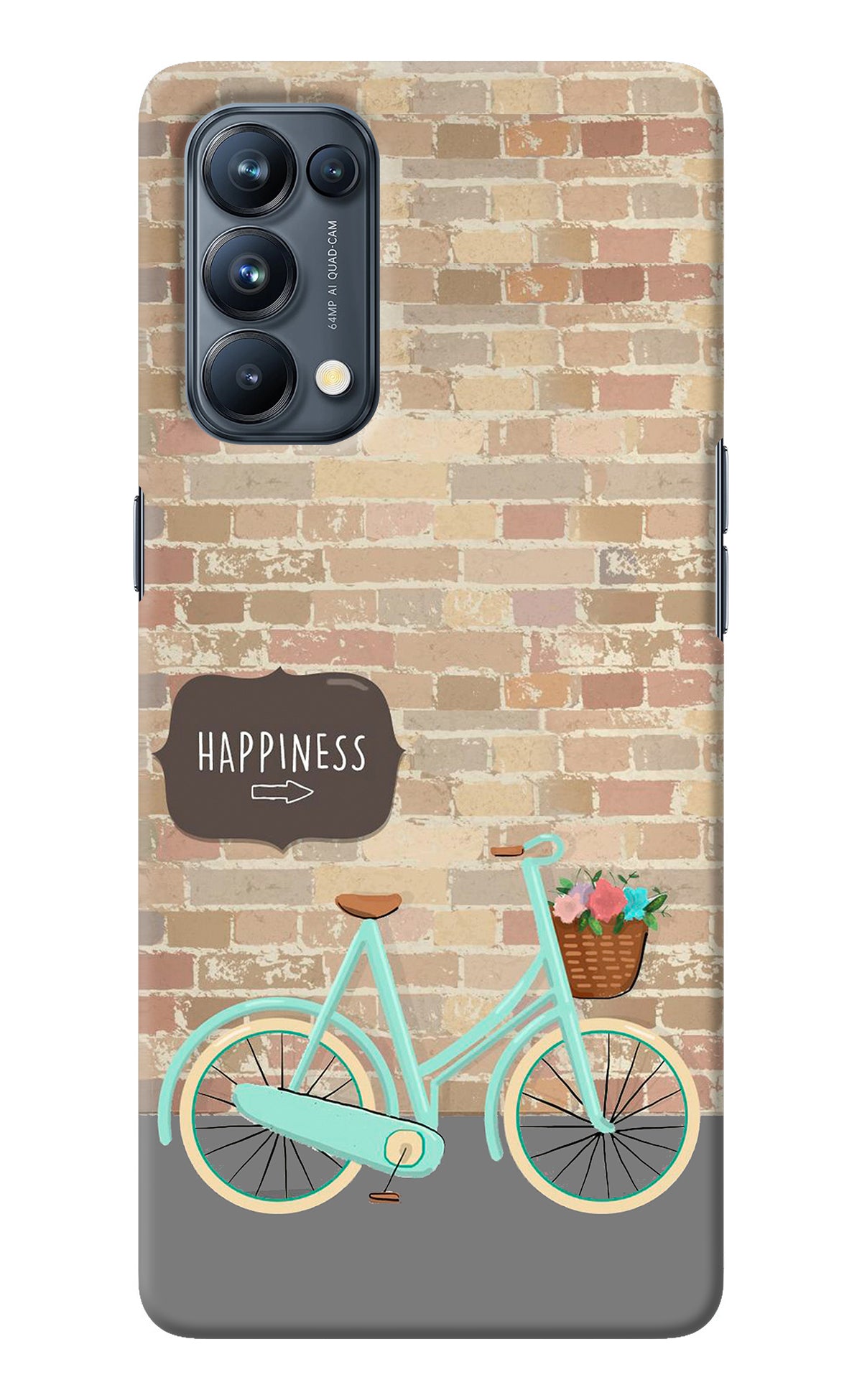 Happiness Artwork Oppo Reno5 Pro 5G Back Cover