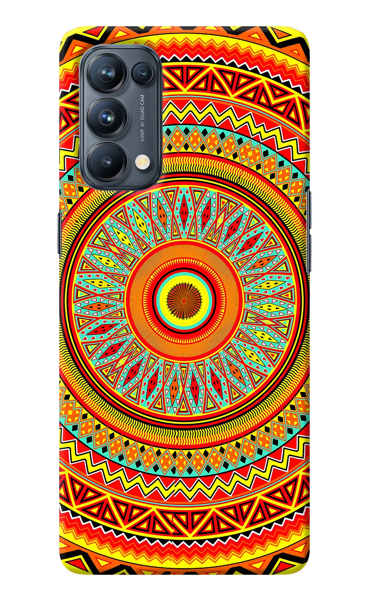 Mandala Pattern Oppo Reno5 Pro 5G Back Cover