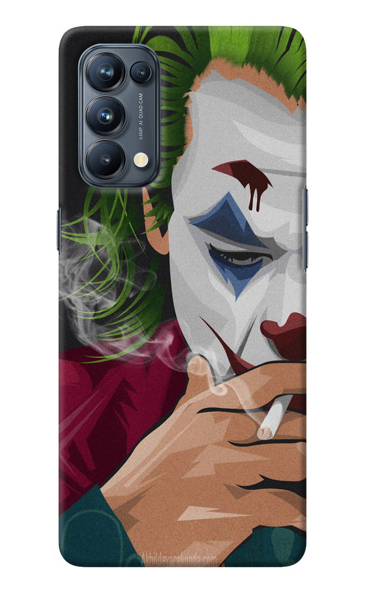 Joker Smoking Oppo Reno5 Pro 5G Back Cover