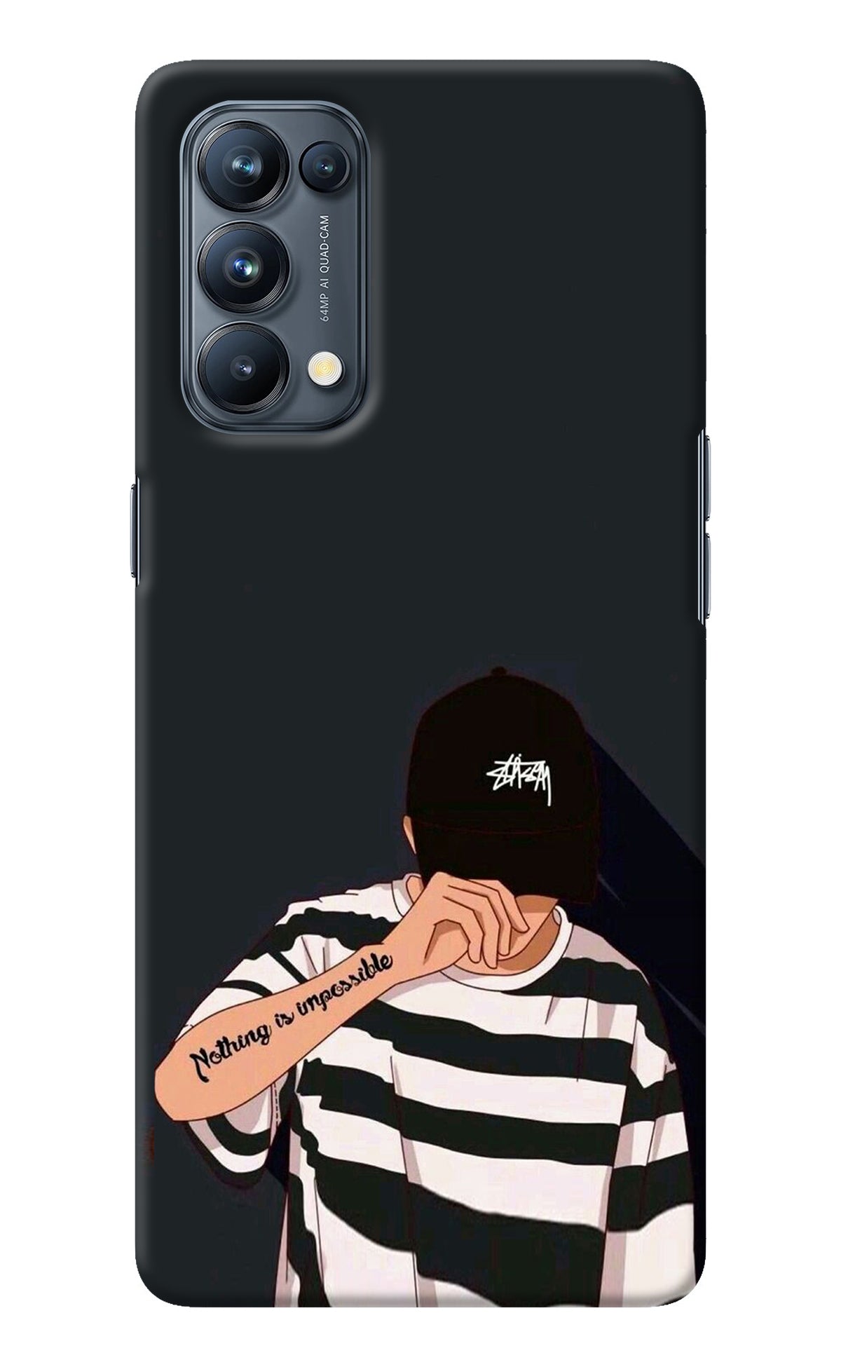 Aesthetic Boy Oppo Reno5 Pro 5G Back Cover