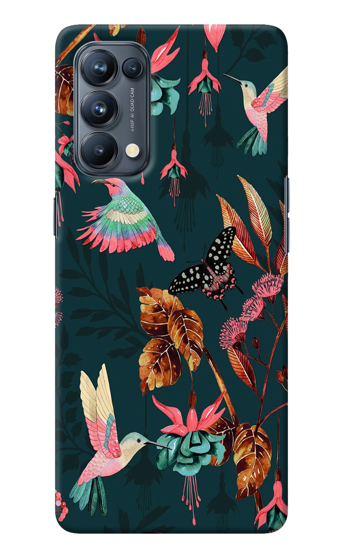 Birds Oppo Reno5 Pro 5G Back Cover