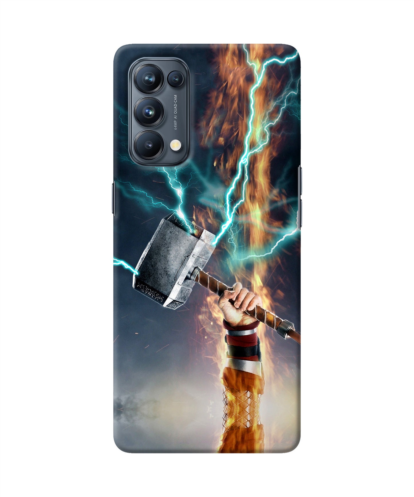 Thor Hammer Mjolnir Oppo Reno5 Pro 5G Back Cover