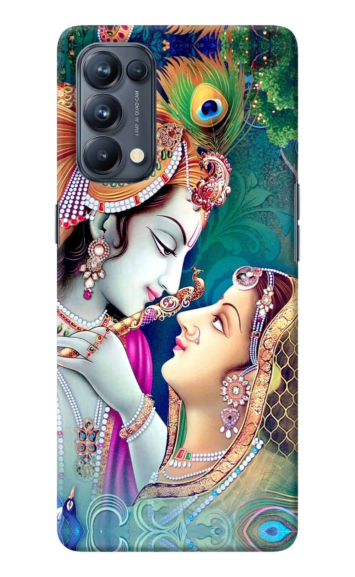 Lord Radha Krishna Oppo Reno5 Pro 5G Back Cover