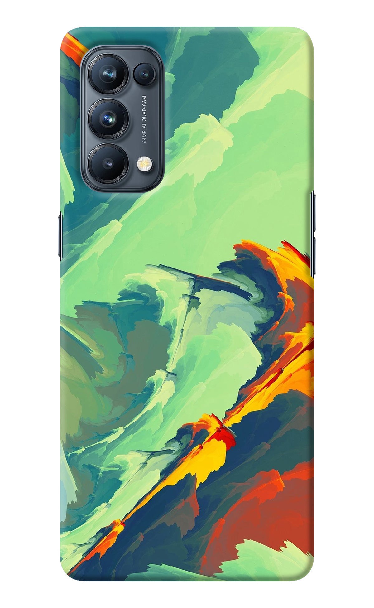 Paint Art Oppo Reno5 Pro 5G Back Cover