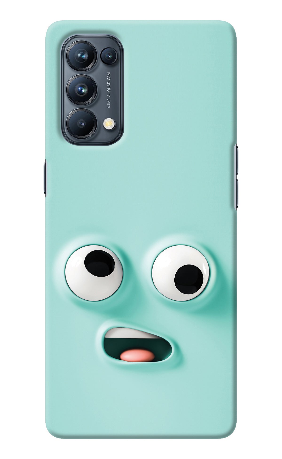 Funny Cartoon Oppo Reno5 Pro 5G Back Cover